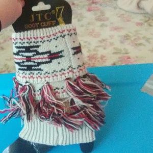 Brand new tan Boho boot cuffs